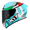 Casca moto KYT TT-Course Leopard Replica Tricolore