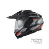 Casca moto NEXX X.WED3 Trailmania Grey Red