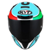 Casca moto KYT TT-Course Leopard Replica Tricolore