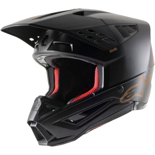 Casca moto Cross-Enduro ALPINESTARS SM5 Solid Negru Mat - Maro