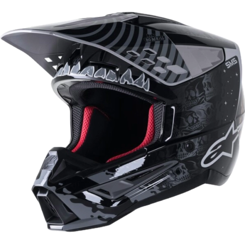 Casca moto Cross-Enduro ALPINESTARS SM5 Solar Flare Negru-Gri