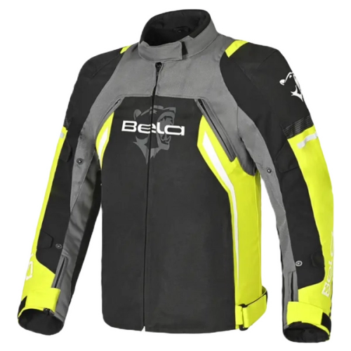 Geaca moto textil BELA Cordaniel Negru-Galben