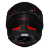 Casca moto NEXX SX.100R Frenetic Negru-Rosu