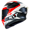 Casca moto KYT TT-Course Gear Negru+Rosu