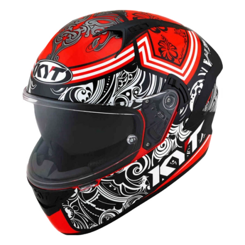 Casca moto KYT NF-R Steel Flower