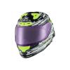 Casca moto NEXX X.R3R CARBON Glitch Racer White Neon (pinlock inclus)