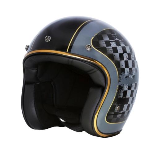 Casca moto Open-Face MERLIN Blackbird Jet Racer