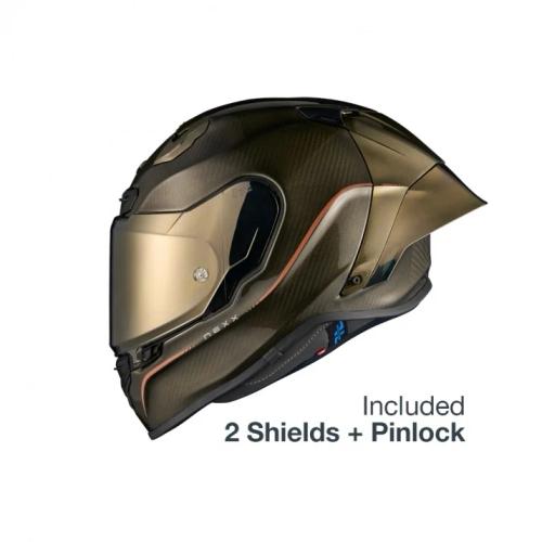 Casca moto NEXX X.R3R Hagibis Gold Carbon (pinlock inclus+viziera cadou)