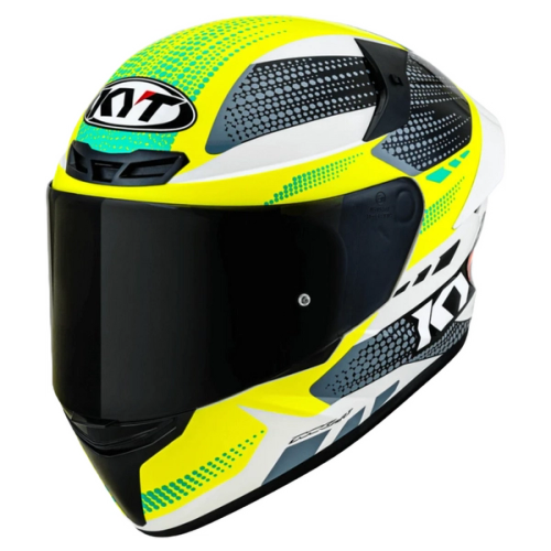 Casca moto KYT TT-Course Gear Negru+Galben