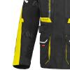 Geaca moto touring all-season BELA Transformer Negru-Galben Fluo