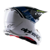 Casca moto Cross-Enduro ALPINESTARS Supertech SM8 Radium 2 Alb-Albastru