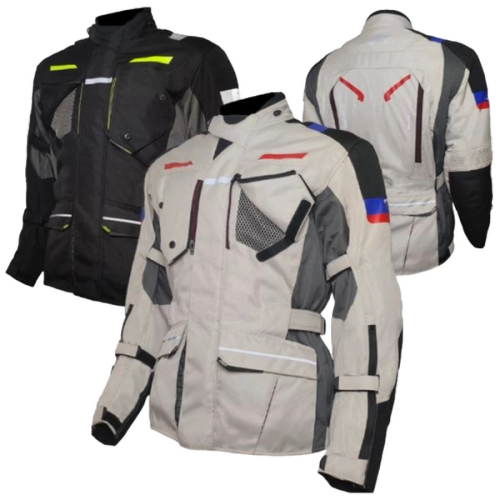 Geaca moto all-season OUT Land Negru