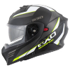 Casca moto modulara SCORPION EXO-930 Navig Negru-Galben Fluor