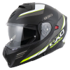 Casca moto modulara SCORPION EXO-930 Navig Negru-Galben Fluor