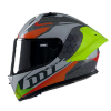 Casca moto MT KRE+ Carbon Projectile D2 Gri Lucios – 100% carbon – FIM approved