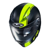 Casca moto HJC F70 Mago Negru-Galben fluor