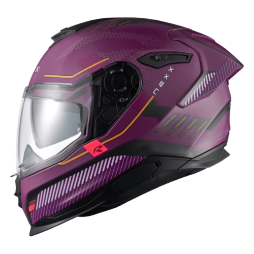 Casca moto NEXX Y.100R Baron Aubergine