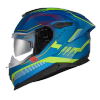 Casca moto NEXX Y.100R Baron Sky Blue Neon