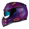 Casca moto NEXX SX.100 Enigma Aubergine MT