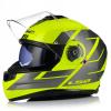 Casca moto modulara LS2 FF908 Strobe 2 galben fluo pinlock inlus