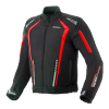 Geaca moto textil R-TECH Marshal Negru-Rosu