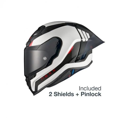 Casca moto NEXX X.R3R Apex Carbon White (pinlock inclus + viziera cadou)