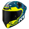 Casca moto KYT TT-Course Fuselage Albastru-Galben