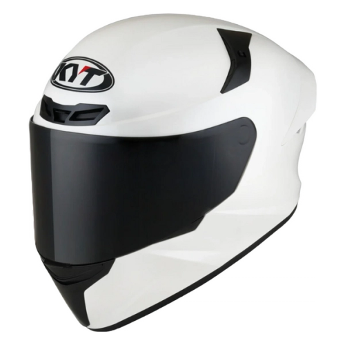 Casca moto KYT TT-Course Plain Alb