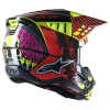 Casca moto Cross-Enduro ALPINESTARS SM5 Solar Flare Rosu-Galben Fluo