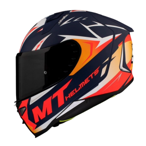 Casca moto MT Revenge 2 Acosta A37 Albastru Mat