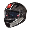 Casca moto MT KRE Snake 2.0 A0 Negru - Gri lucios – 100% carbon