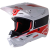 Casca moto Cross-Enduro ALPINESTARS SM5 Bond Alb-Rosu