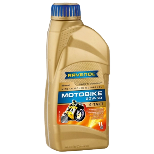 Ulei motor 4T RAVENOL Motobike Mineral 20W-50 1L