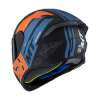 Casca moto MT Targo Pro Welcome D4 Portocaliu Fluor Mat