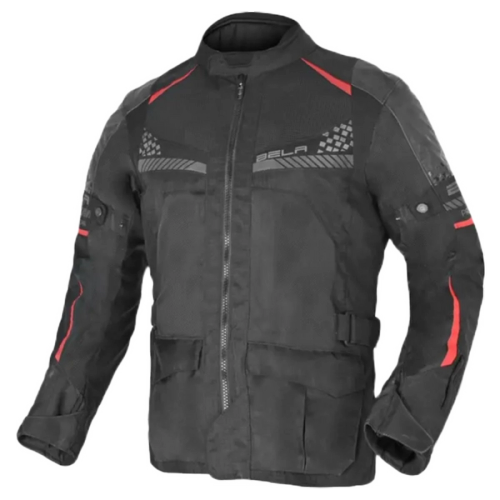 Geaca moto textil impermeabila BELA Onsaker Negru