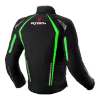 Geaca moto textil R-TECH Marshal Negru-Verde