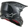 Casca moto Cross-Enduro ALPINESTARS Supertech SM8 Solid Negru Mat