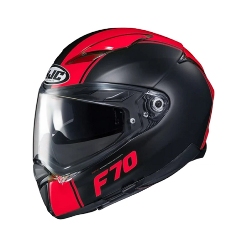 Casca moto HJC F70 Mago Negru-Rosu