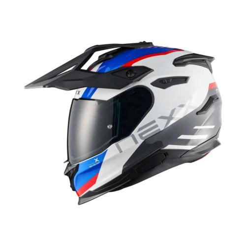 Casca moto NEXX Y.TRAVL Quest Blue/Red (pinlock inclus+viziera cadou)