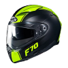 Casca moto HJC F70 Mago Negru-Galben fluor