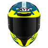 Casca moto KYT TT-Course Fuselage Albastru-Galben