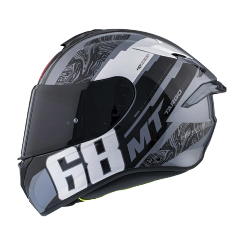 Casca moto MT Targo Pro Welcome F2 Gri Lucios