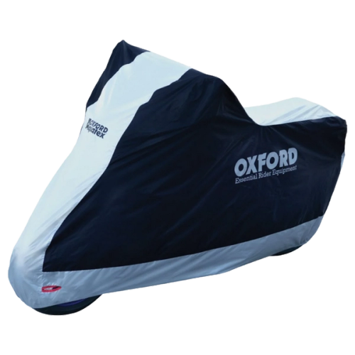 Husa moto impermeabila OXFORD Aquatex L Negru-Gri