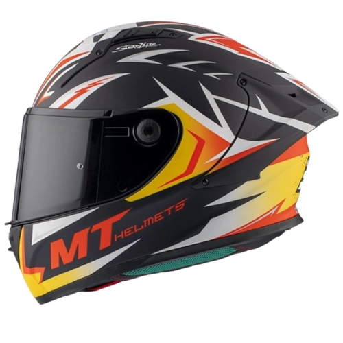 Casca moto MT KRE+ Carbon Acosta A37 albastru inchis mat – 100% carbon – FIM approved