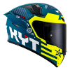 Casca moto KYT TT-Course Fuselage Albastru-Galben