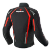 Geaca moto textil R-TECH Marshal Negru-Rosu