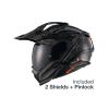 Casca moto NEXX X.WED3 Furka Black/Grey Carbon