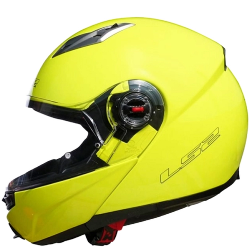 Casca moto modulara LS2 FF370 Thunder Galben Fluor