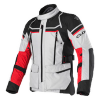 Geaca moto impermeabila CLOVER Outland - 2 Negru-Rosu