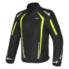 Geaca moto textil R-TECH Marshal Negru-Galben Fluor